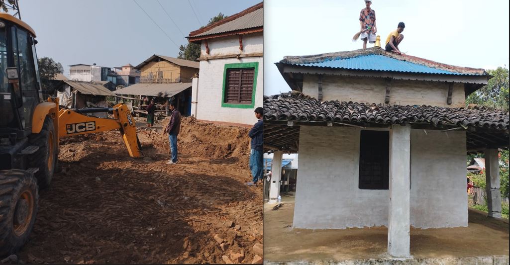  देवचुलीमा श्री शिरथान कुमारवर्ती माई मन्दिरको निर्माण कार्य सुरु 